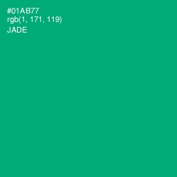 #01AB77 - Jade Color Image
