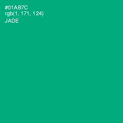 #01AB7C - Jade Color Image