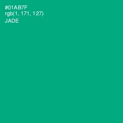 #01AB7F - Jade Color Image