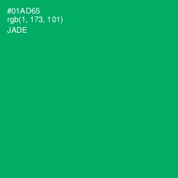 #01AD65 - Jade Color Image