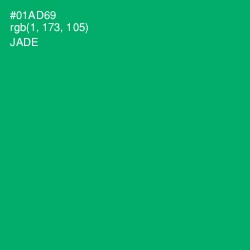 #01AD69 - Jade Color Image
