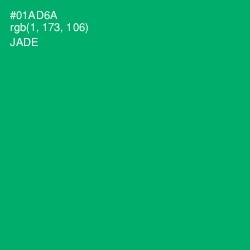 #01AD6A - Jade Color Image