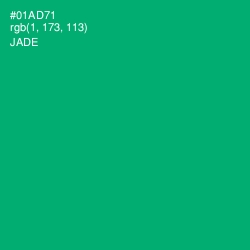 #01AD71 - Jade Color Image