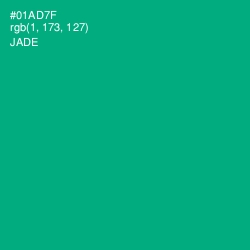 #01AD7F - Jade Color Image