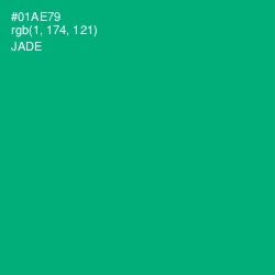 #01AE79 - Jade Color Image