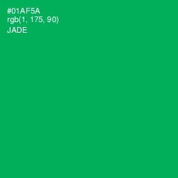 #01AF5A - Jade Color Image