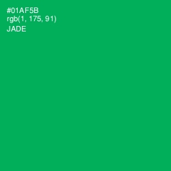 #01AF5B - Jade Color Image