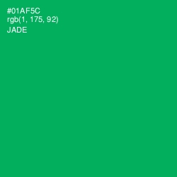 #01AF5C - Jade Color Image