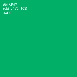 #01AF67 - Jade Color Image