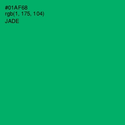 #01AF68 - Jade Color Image