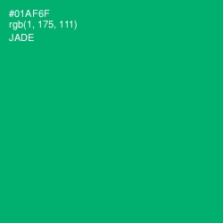 #01AF6F - Jade Color Image