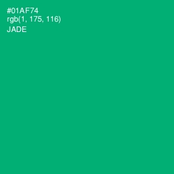 #01AF74 - Jade Color Image