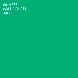 #01AF77 - Jade Color Image