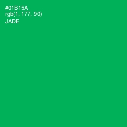 #01B15A - Jade Color Image
