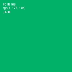 #01B168 - Jade Color Image