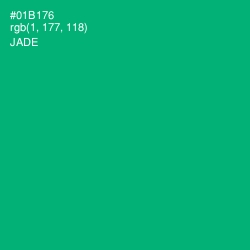 #01B176 - Jade Color Image