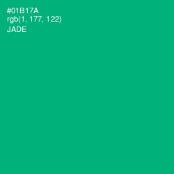 #01B17A - Jade Color Image