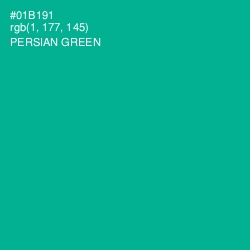#01B191 - Persian Green Color Image
