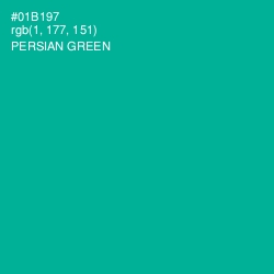 #01B197 - Persian Green Color Image