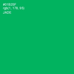 #01B25F - Jade Color Image