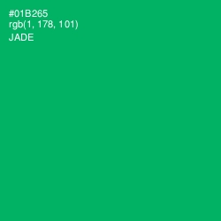 #01B265 - Jade Color Image