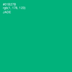 #01B27B - Jade Color Image