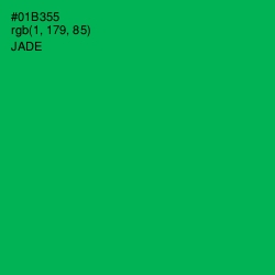 #01B355 - Jade Color Image