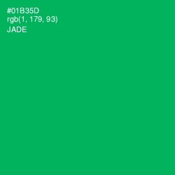 #01B35D - Jade Color Image