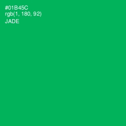 #01B45C - Jade Color Image