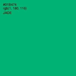 #01B474 - Jade Color Image