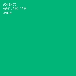 #01B477 - Jade Color Image