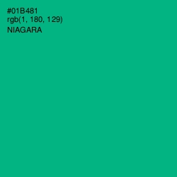 #01B481 - Niagara Color Image