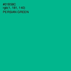 #01B58C - Persian Green Color Image