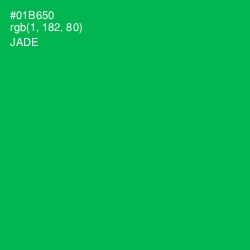 #01B650 - Jade Color Image