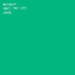 #01B67F - Jade Color Image