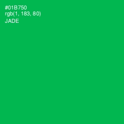 #01B750 - Jade Color Image