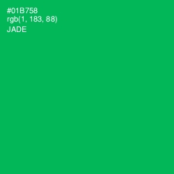 #01B758 - Jade Color Image