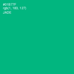 #01B77F - Jade Color Image