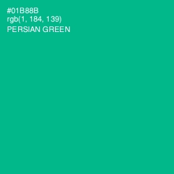 #01B88B - Persian Green Color Image