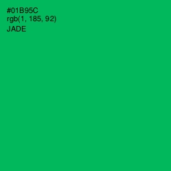 #01B95C - Jade Color Image