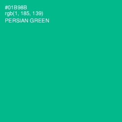 #01B98B - Persian Green Color Image