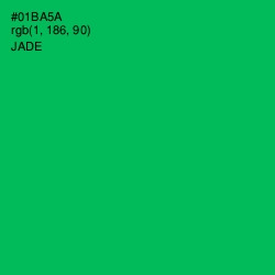 #01BA5A - Jade Color Image