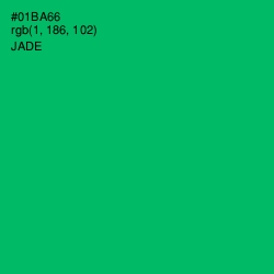 #01BA66 - Jade Color Image