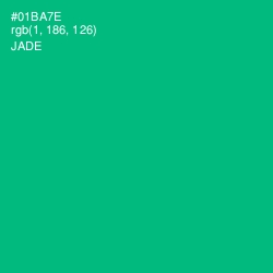 #01BA7E - Jade Color Image