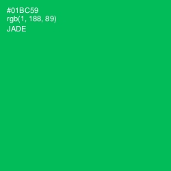 #01BC59 - Jade Color Image