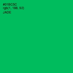 #01BC5C - Jade Color Image