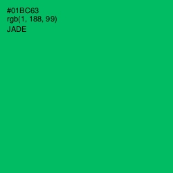 #01BC63 - Jade Color Image