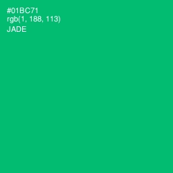 #01BC71 - Jade Color Image