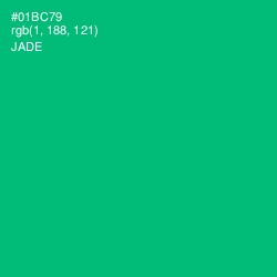 #01BC79 - Jade Color Image