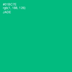 #01BC7E - Jade Color Image